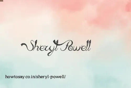 Sheryl Powell