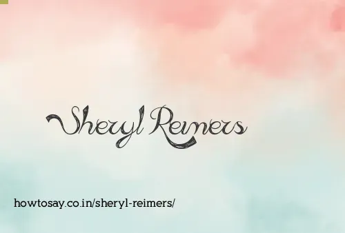 Sheryl Reimers