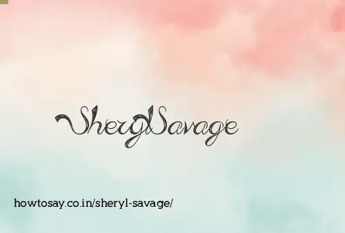 Sheryl Savage