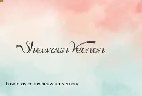 Sheuvaun Vernon