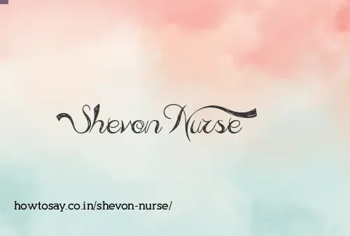 Shevon Nurse