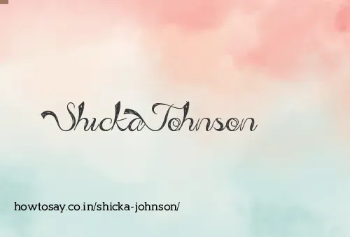 Shicka Johnson