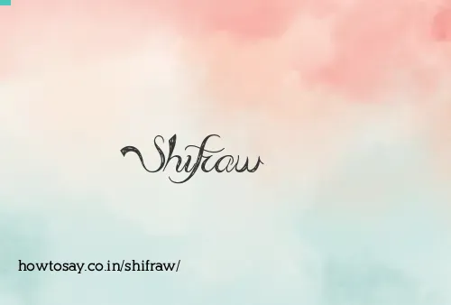 Shifraw