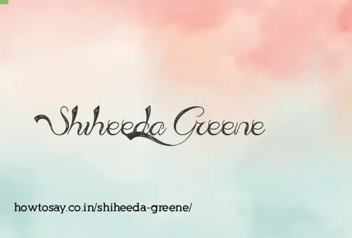 Shiheeda Greene