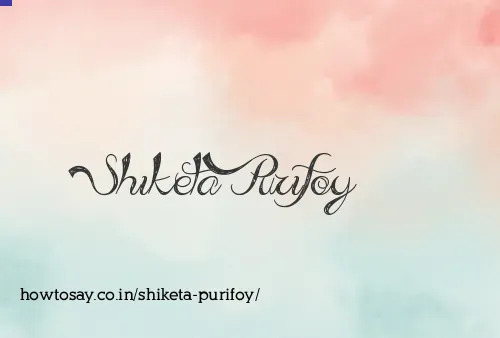 Shiketa Purifoy