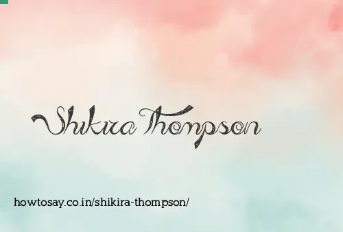 Shikira Thompson