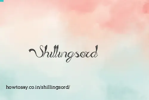 Shillingsord