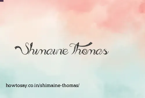 Shimaine Thomas