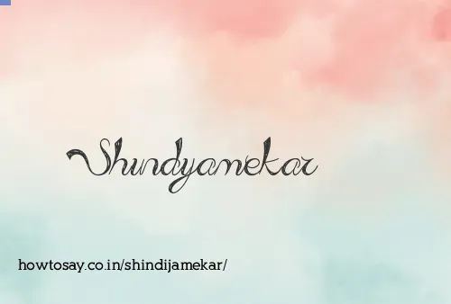 Shindijamekar