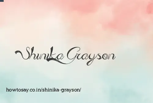 Shinika Grayson