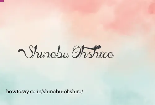 Shinobu Ohshiro