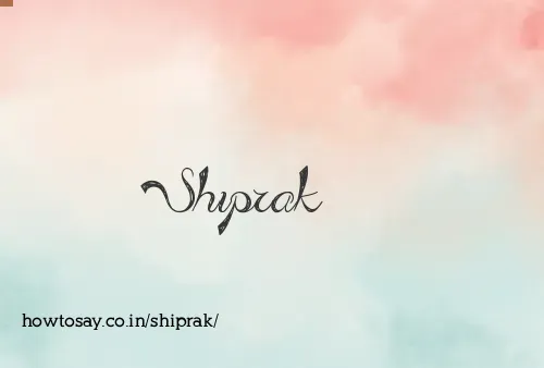 Shiprak