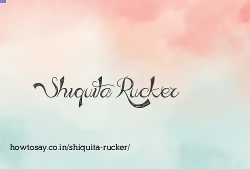 Shiquita Rucker