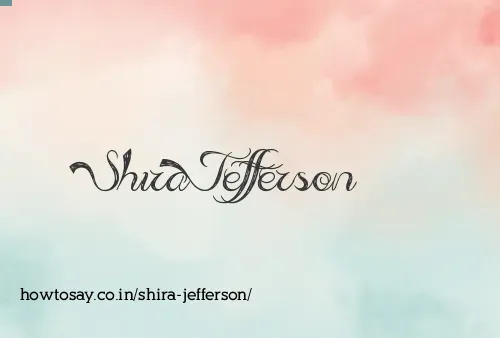 Shira Jefferson