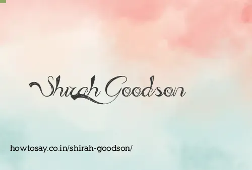 Shirah Goodson