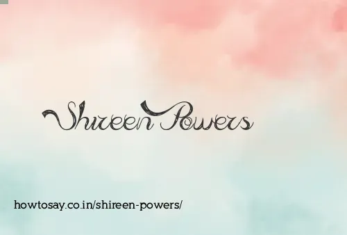 Shireen Powers