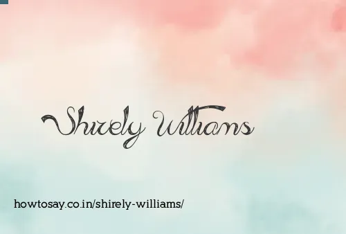 Shirely Williams