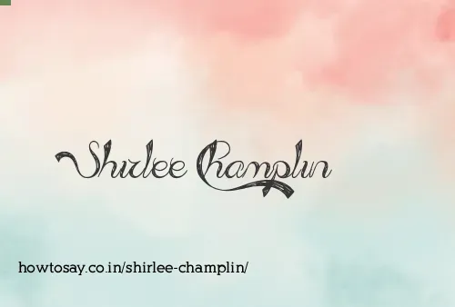 Shirlee Champlin