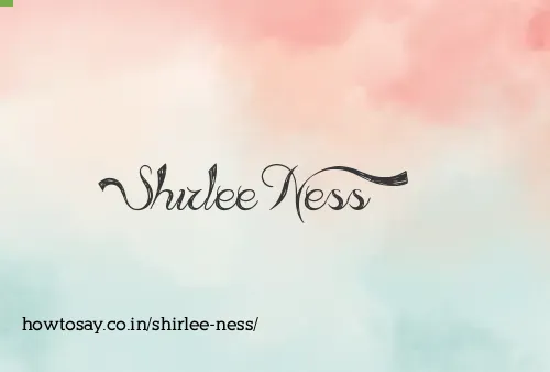 Shirlee Ness