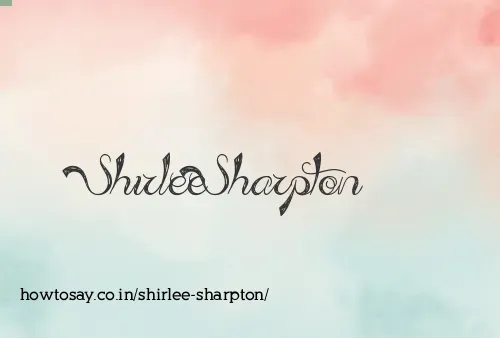 Shirlee Sharpton