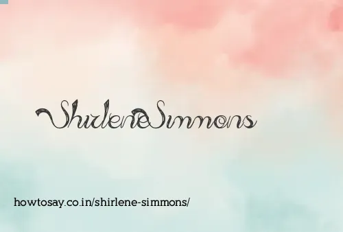 Shirlene Simmons