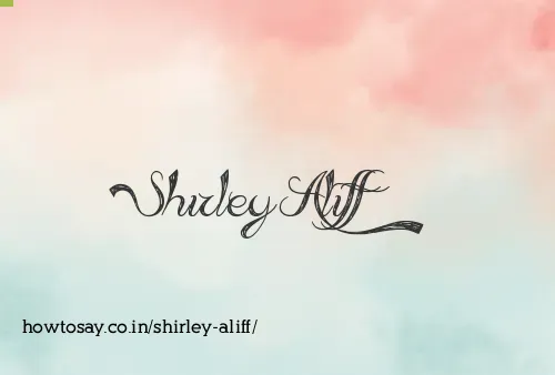 Shirley Aliff
