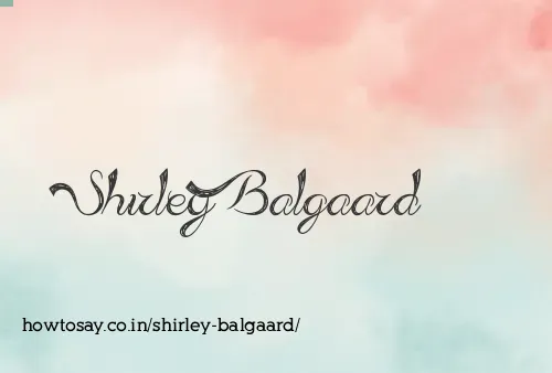 Shirley Balgaard