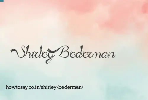 Shirley Bederman