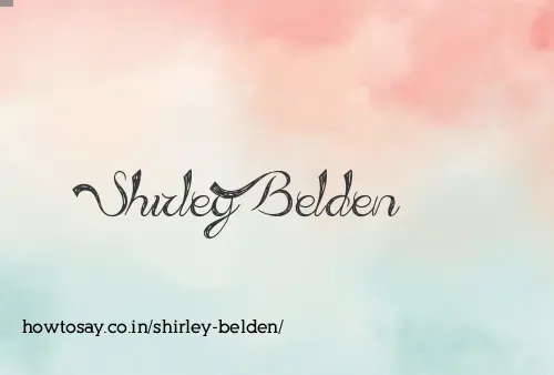 Shirley Belden