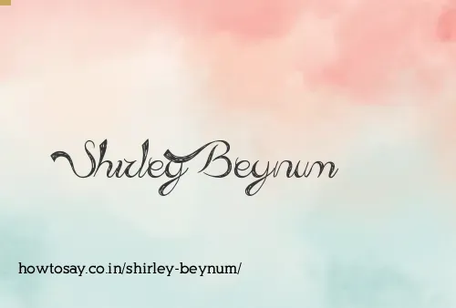 Shirley Beynum