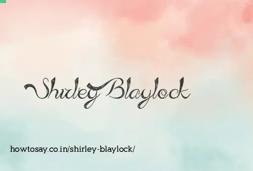 Shirley Blaylock