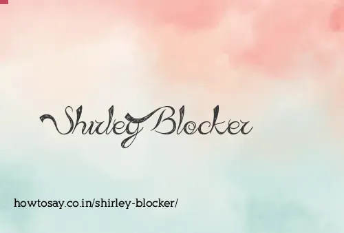 Shirley Blocker