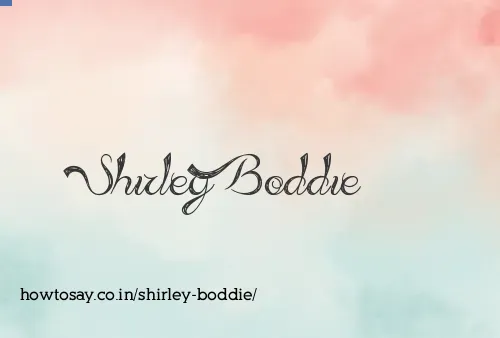 Shirley Boddie
