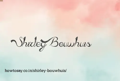 Shirley Bouwhuis