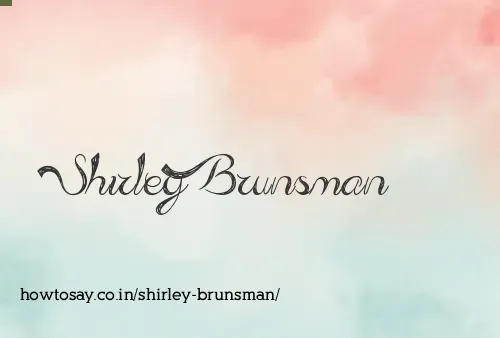 Shirley Brunsman