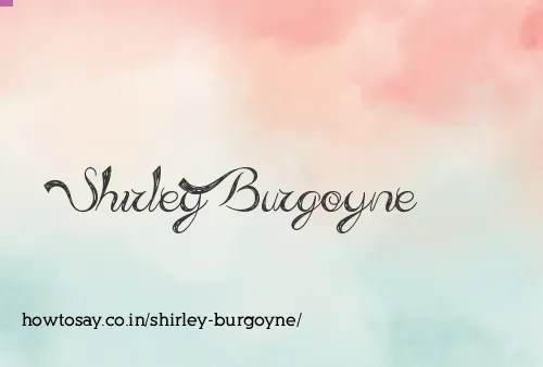 Shirley Burgoyne