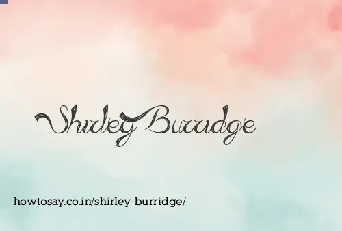 Shirley Burridge