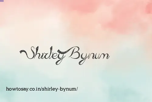 Shirley Bynum