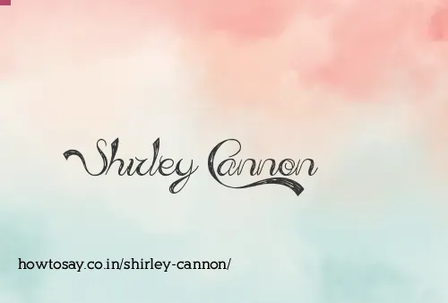 Shirley Cannon