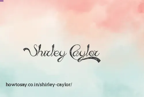 Shirley Caylor