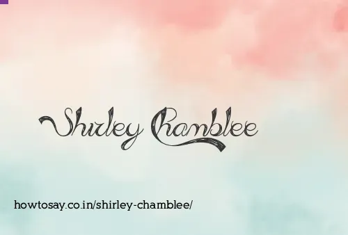 Shirley Chamblee