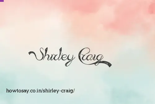 Shirley Craig