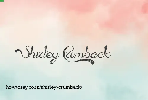 Shirley Crumback