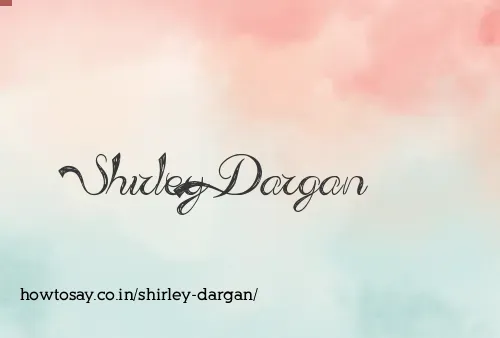 Shirley Dargan