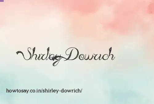 Shirley Dowrich