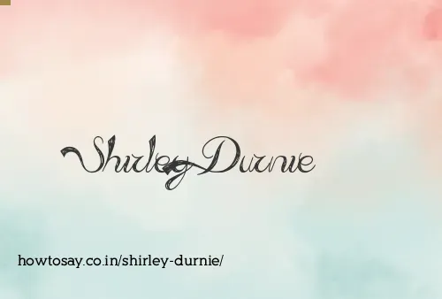 Shirley Durnie