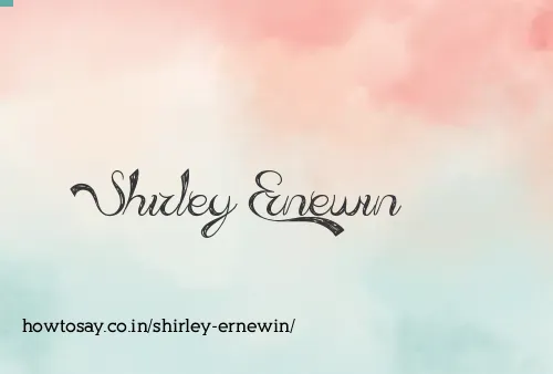 Shirley Ernewin