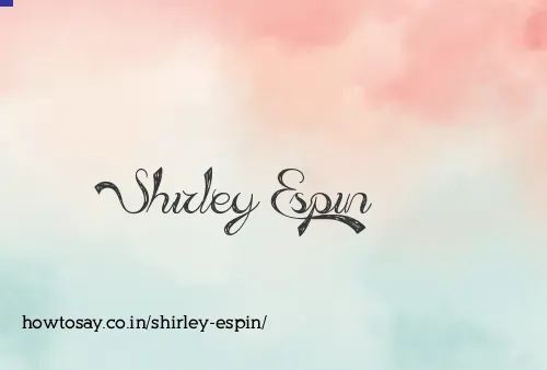 Shirley Espin