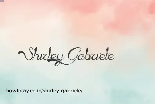 Shirley Gabriele
