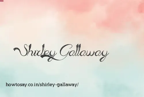 Shirley Gallaway